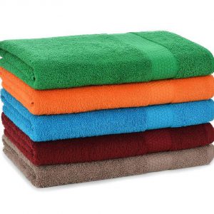 Полотенца цветные